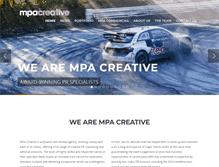 Tablet Screenshot of mpacreative.com